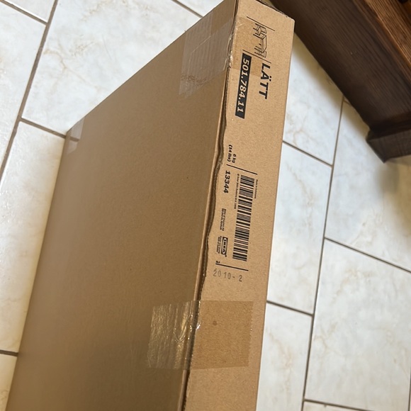 new in box - Latt Ikea kid table & 2 chair set. Past return date and never used. - Picture 3 of 4